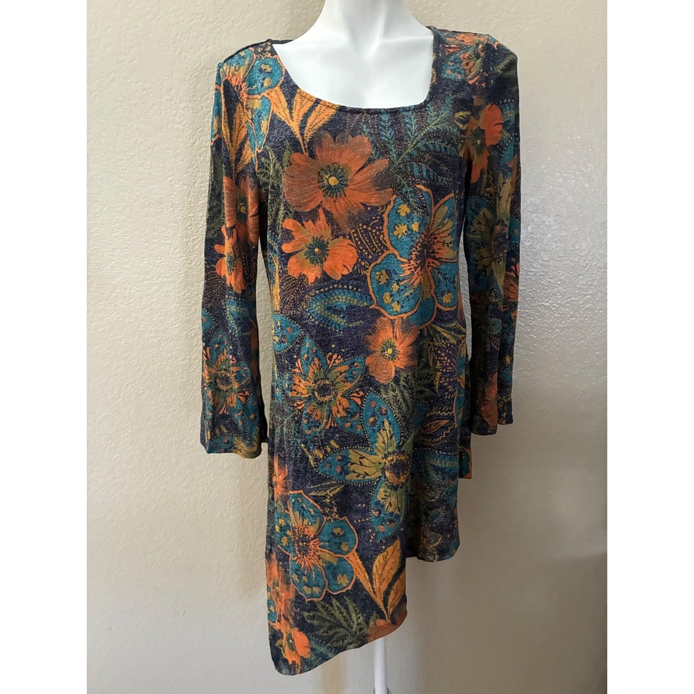 Attitudes by Renee Womens Floral Paisley Asymmetrical Sharkbite Tunic Top Medium
